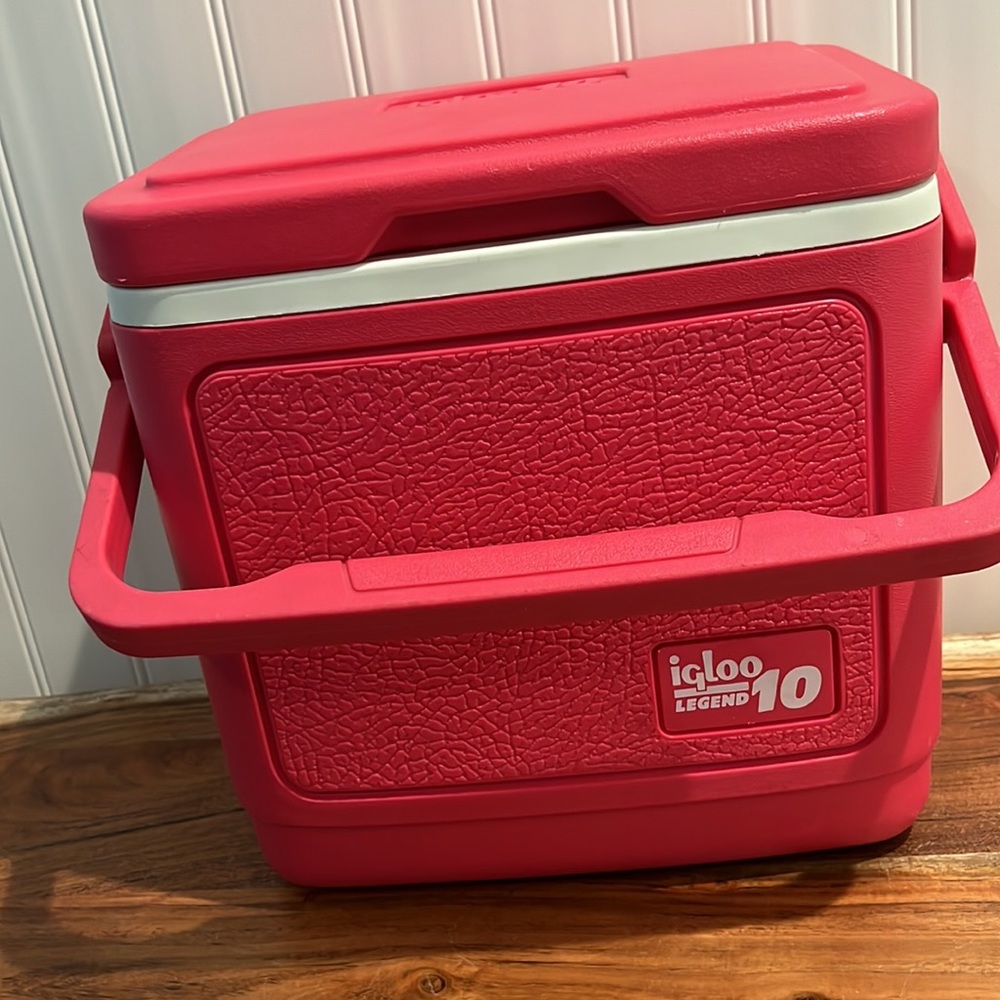 Rare✨Vintage-Igloo Legend 10 Pink Cooler Like New - Picture 5 of 16